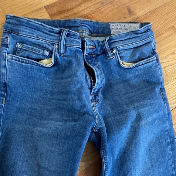 Women’s All Saints jeans. Blue. Size 28 - Picture 3 of 15